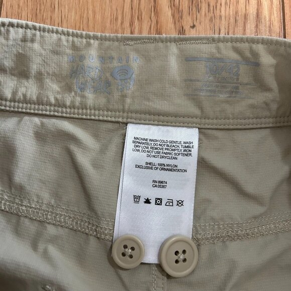 🔵 Mountain Hardware Miranda ShortsWomens 10/42 Stretch Nylon Lightweight Hiking - Picture 2 of 4